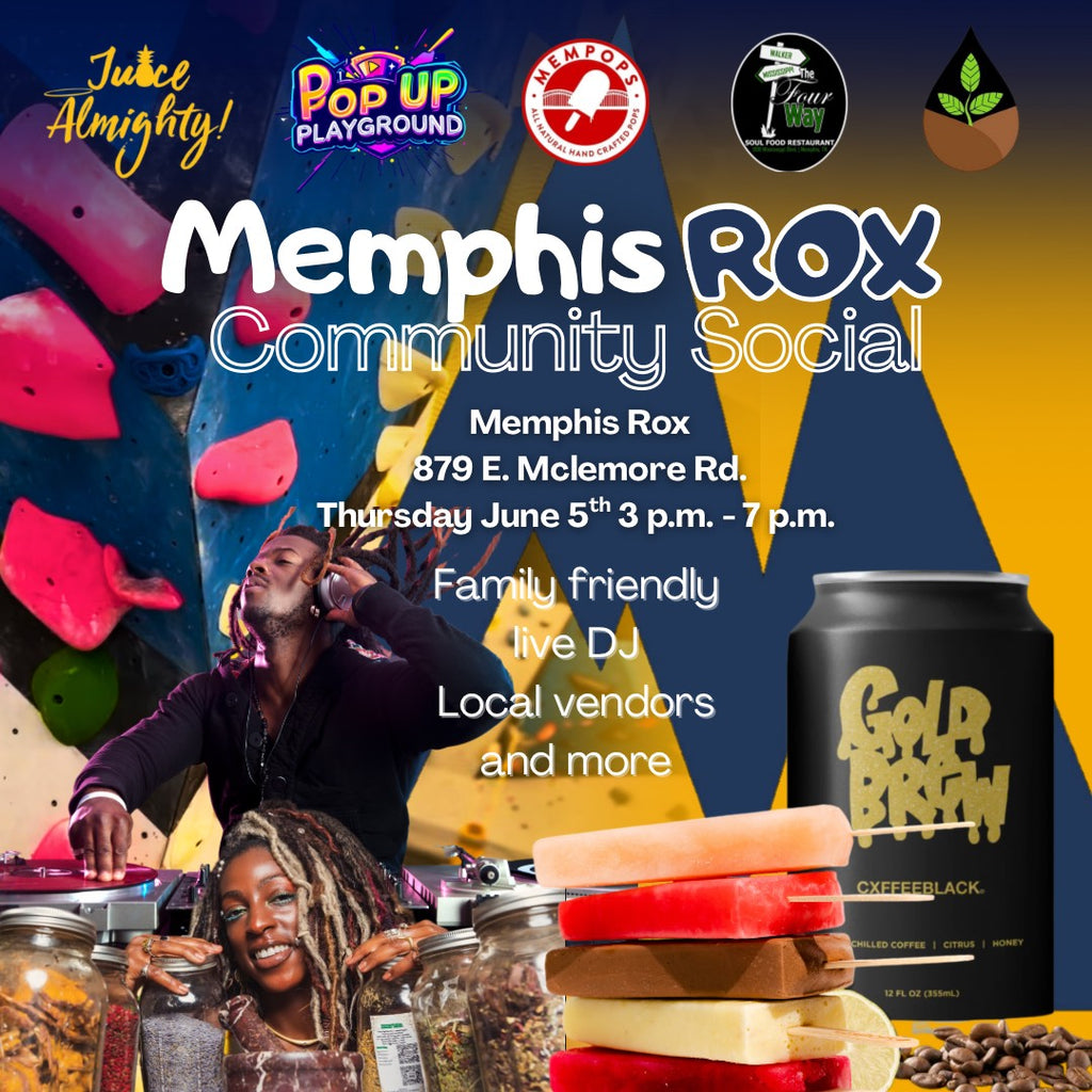 Memphis Rox Social 3pm-7pm 879 E Mclemore Rd June 5th Thursday